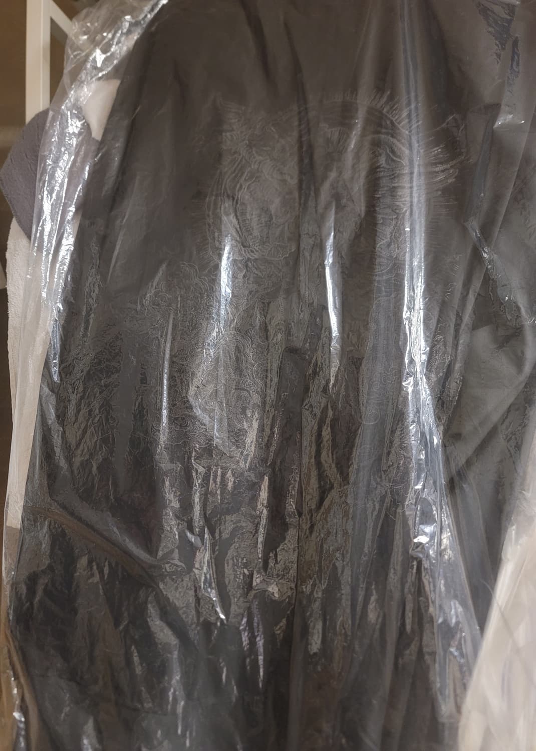 송지오 아크엔젤 베일드 셔츠 48 사이즈 블랙 새상품 상품이미지3