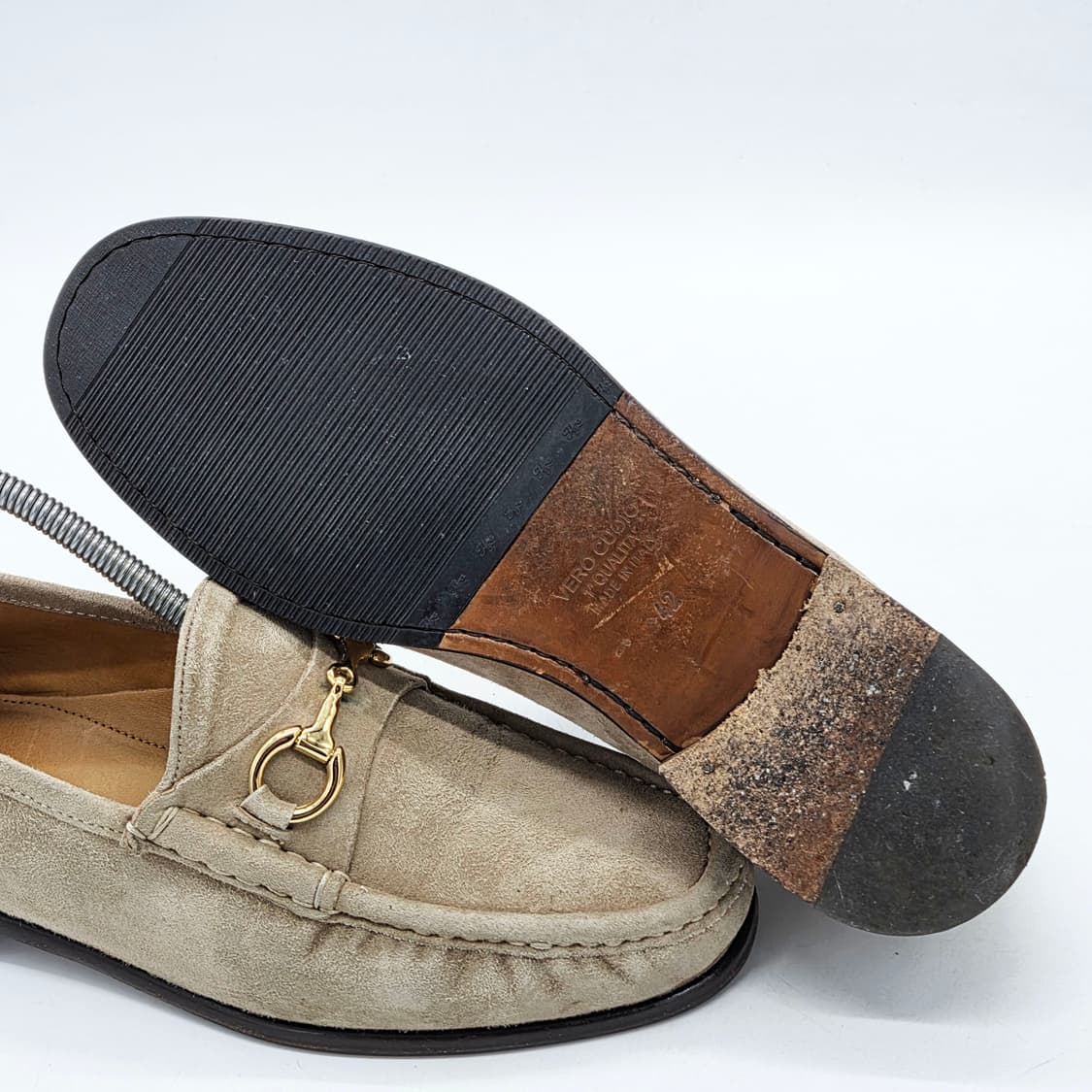 팔러 Tan Suede 홀스빗 로퍼 (42)  상품이미지3