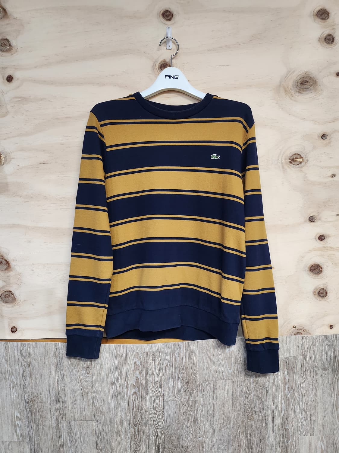 34) 라코스테 스트라이프 긴팔 맨투맨 상품이미지1