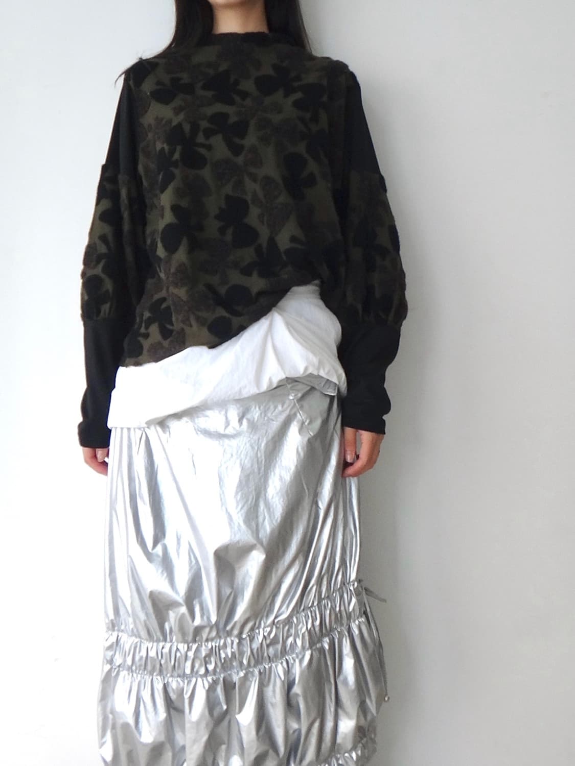 Clover high neck boucle knit 상품이미지6