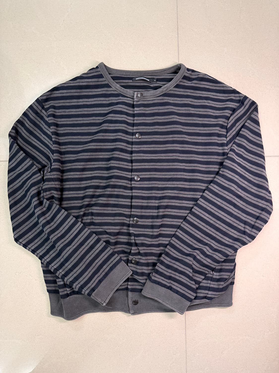 해칭룸 스트라이프 가디건 3사이즈 상품이미지1