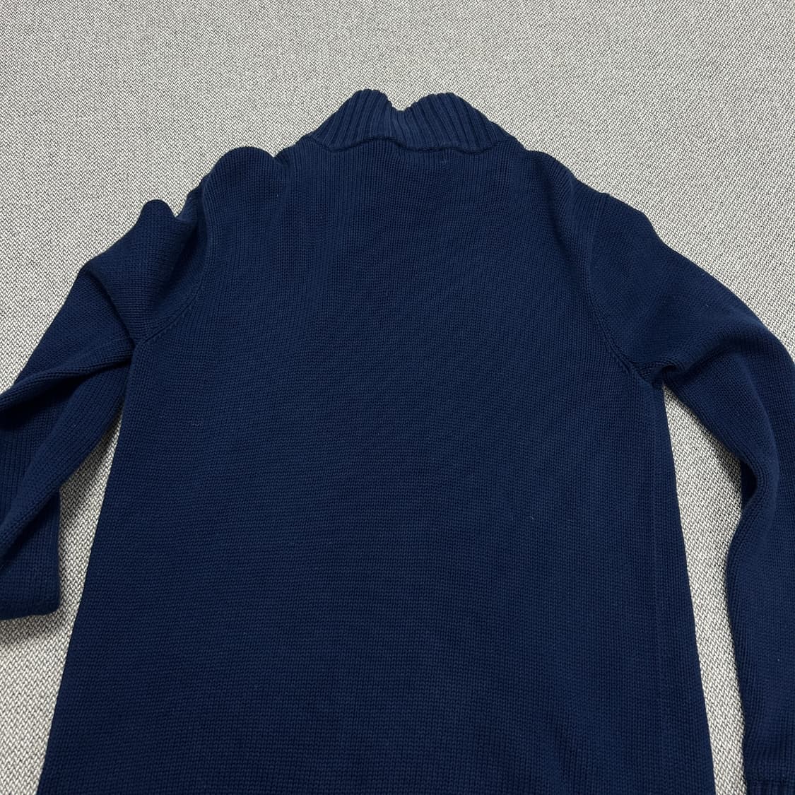 폴로 네이비 스몰포니 니트집업(XL(18-20)) 상품이미지6