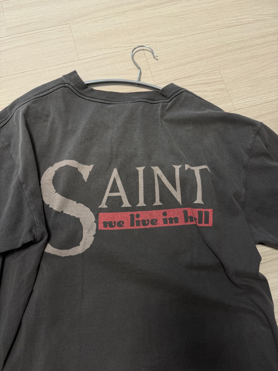 세인트미카엘 SAINT MICHAEL 티셔츠 WE LIVE HELL 상품이미지6