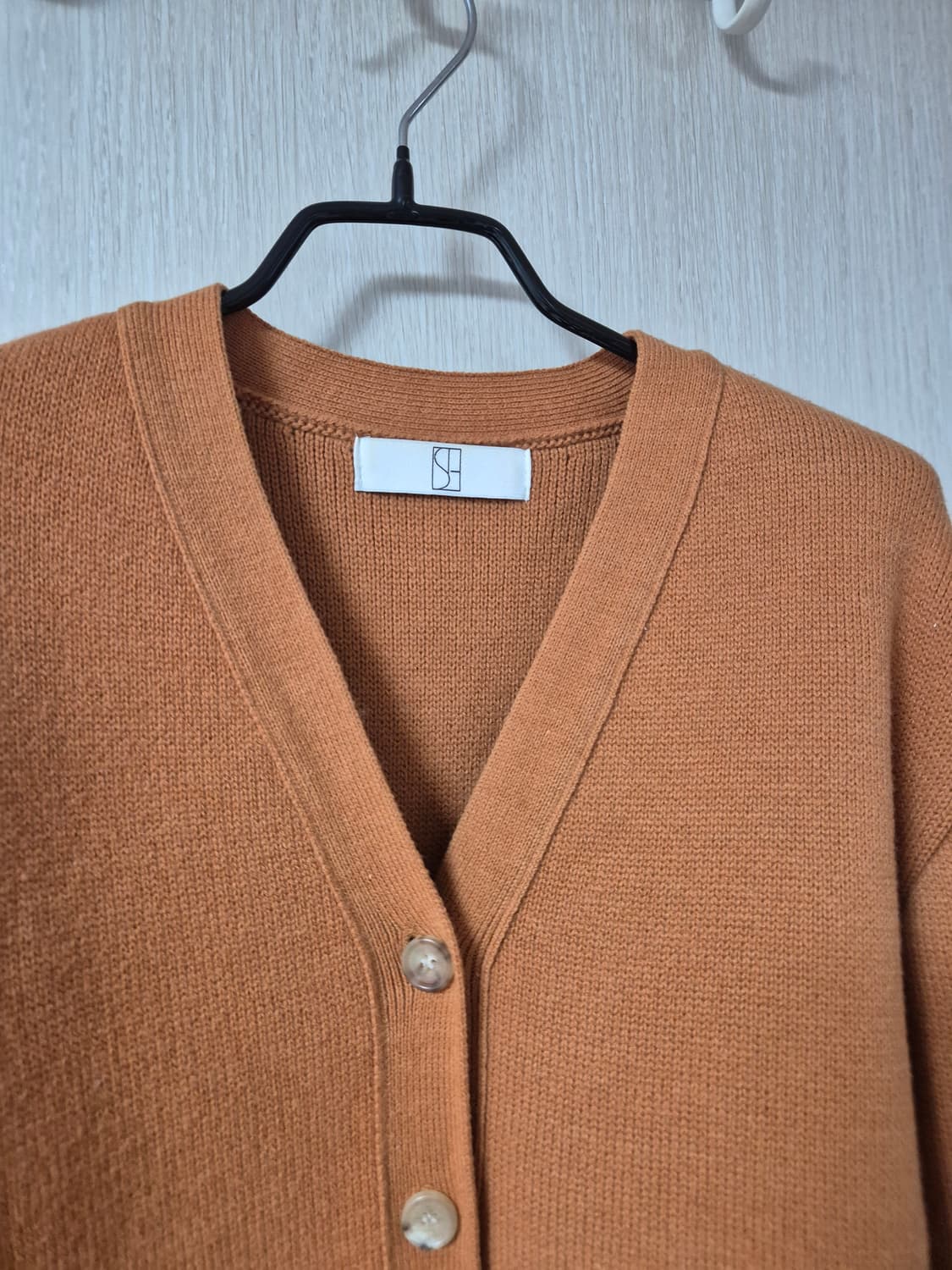 시에 sie 버킨 가디건  텐저린 브라운 상품이미지8