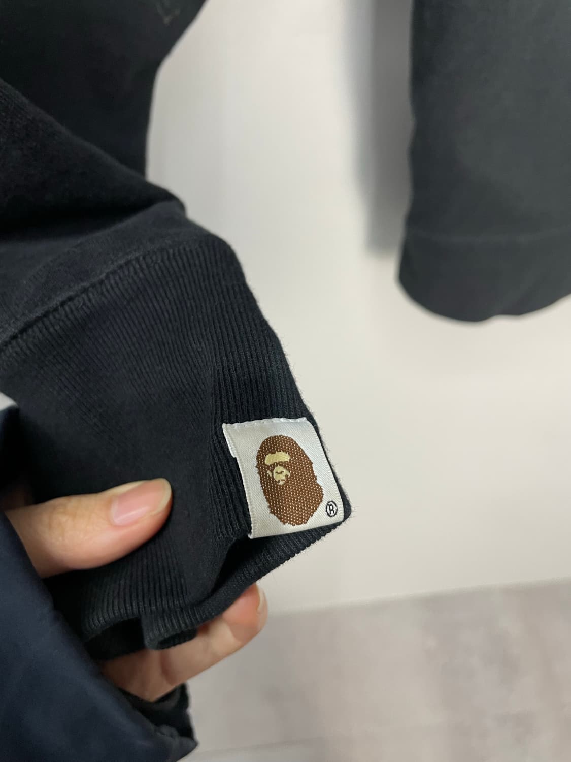 베이프 빅페이스로고 블랙 후드티 H1970 상품이미지5