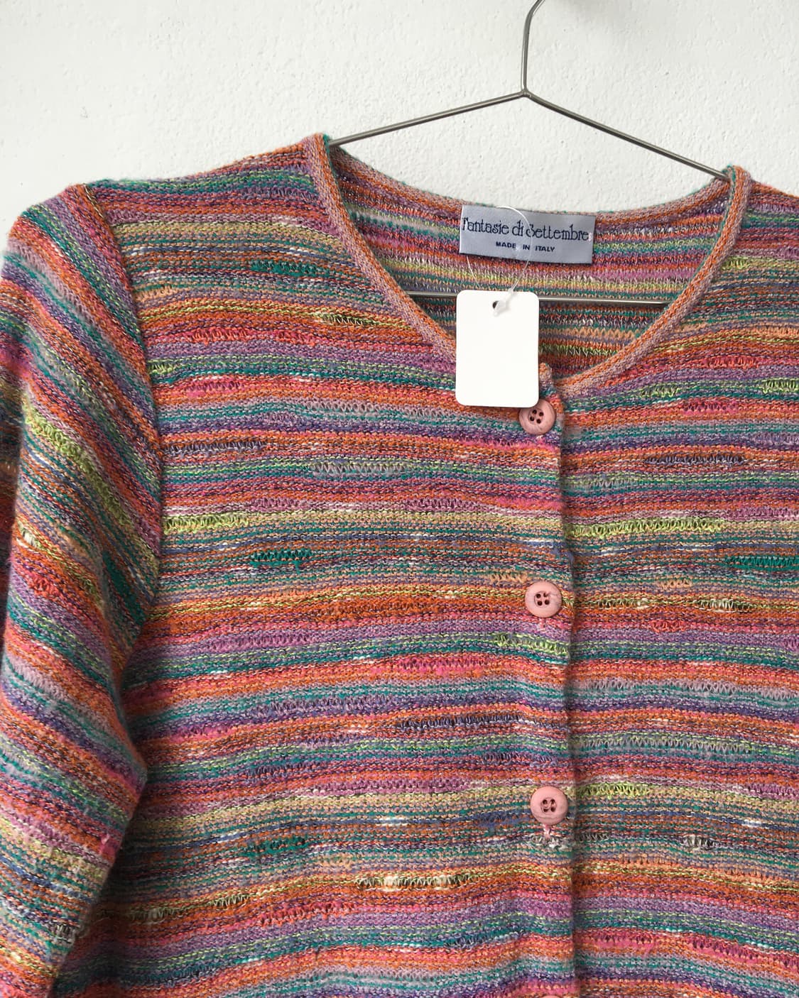 Stripe pattern knit cardigan 상품이미지4