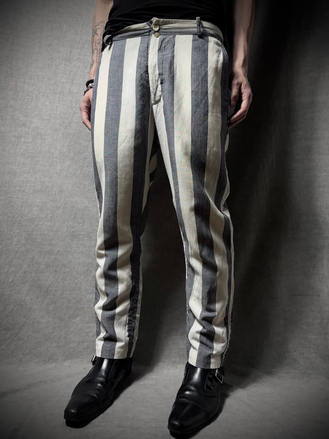 Archivio J.M. Ribot Stripe Trousers 상품이미지2