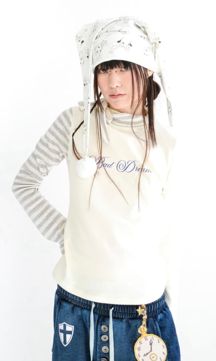 샵페어리 스카프 터틀넥 petit scarf stripe turtlene 상품이미지1