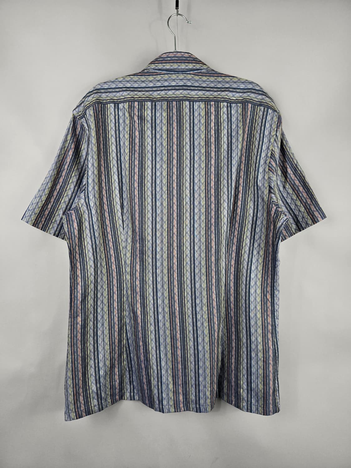 [무료배송]미쏘니 103-180 남성 린넨 마 혼방 반팔 셔츠 빈티지 상품이미지7