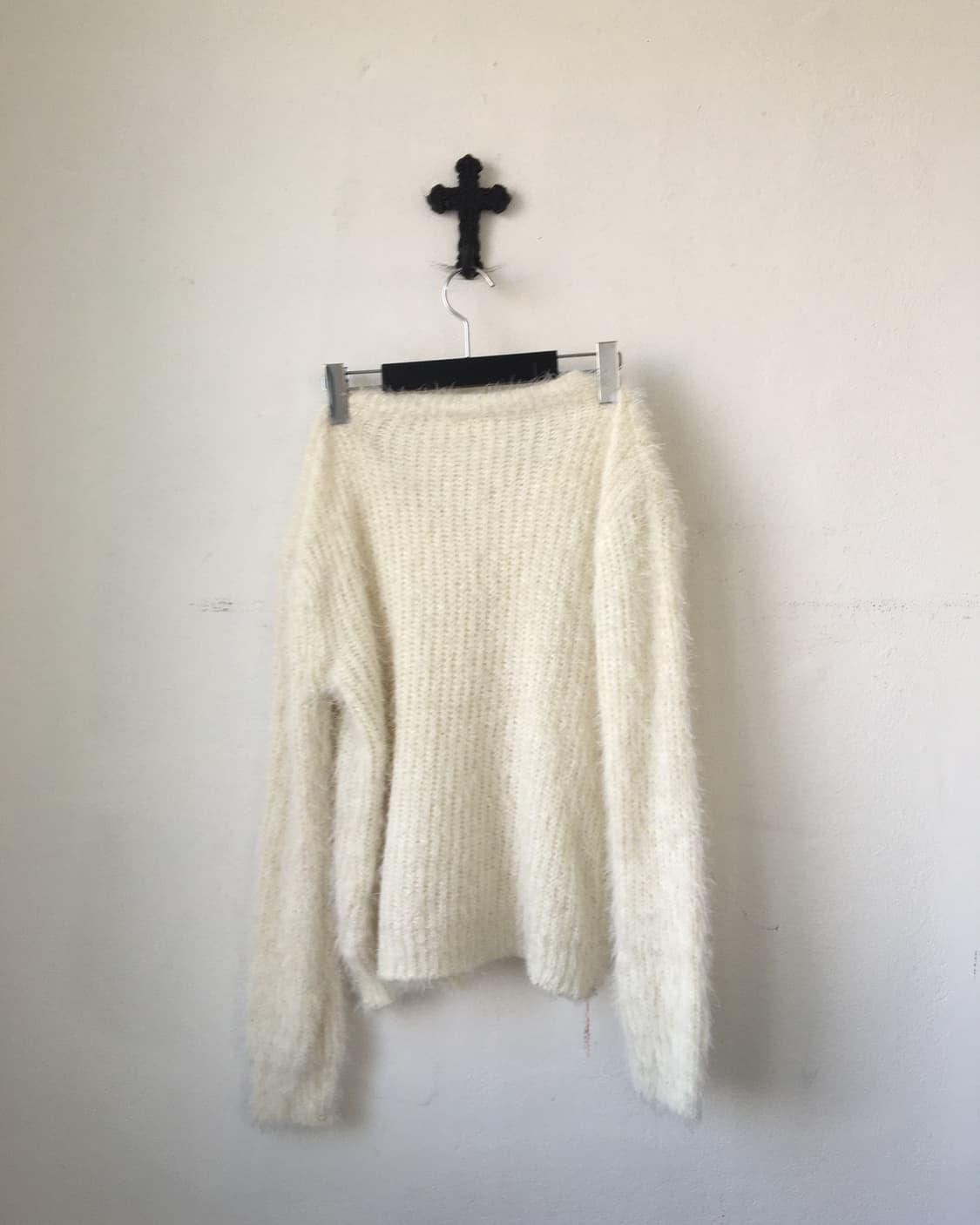 Fluffy knit cardigan 상품이미지3