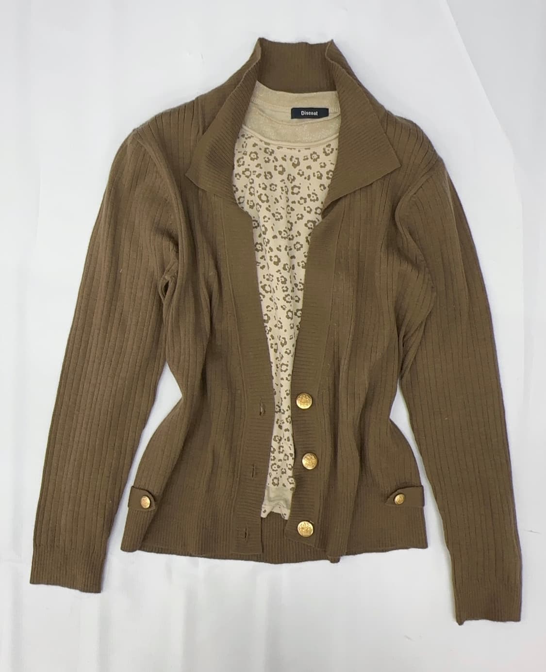 🐆나나깔 머플러 레오파드 코디세트🐆 가디건 레이어드 에스닉 그런지 상품이미지4