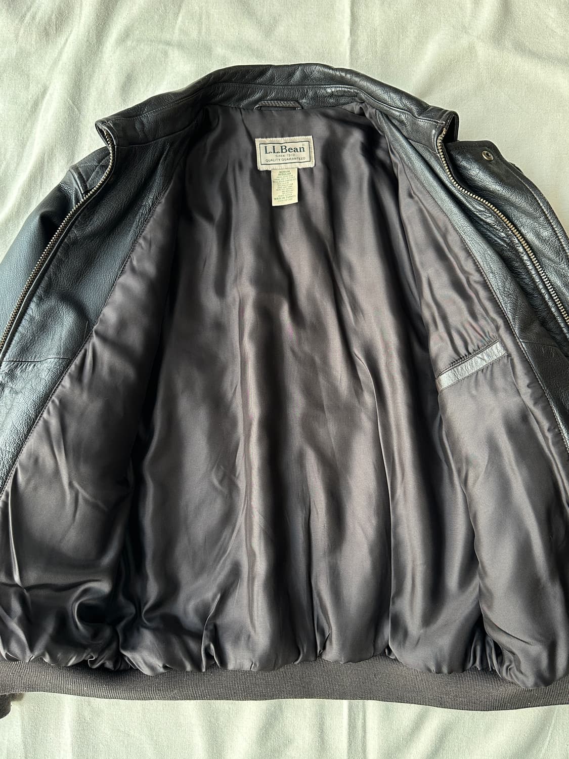 LL Bean 엘엘빈 A2 고트스킨 레더 자켓 M 상품이미지7