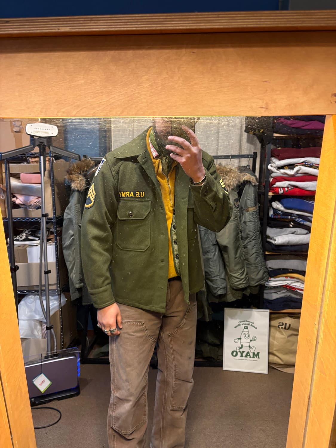 50’s U.S Army OG-108 Wool Filed Shirt  상품이미지9