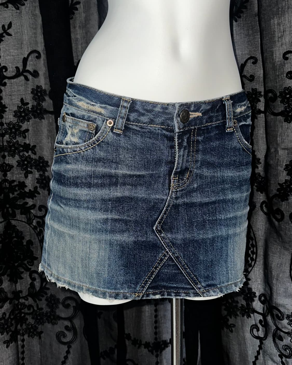 denim mini skirt 상품이미지2