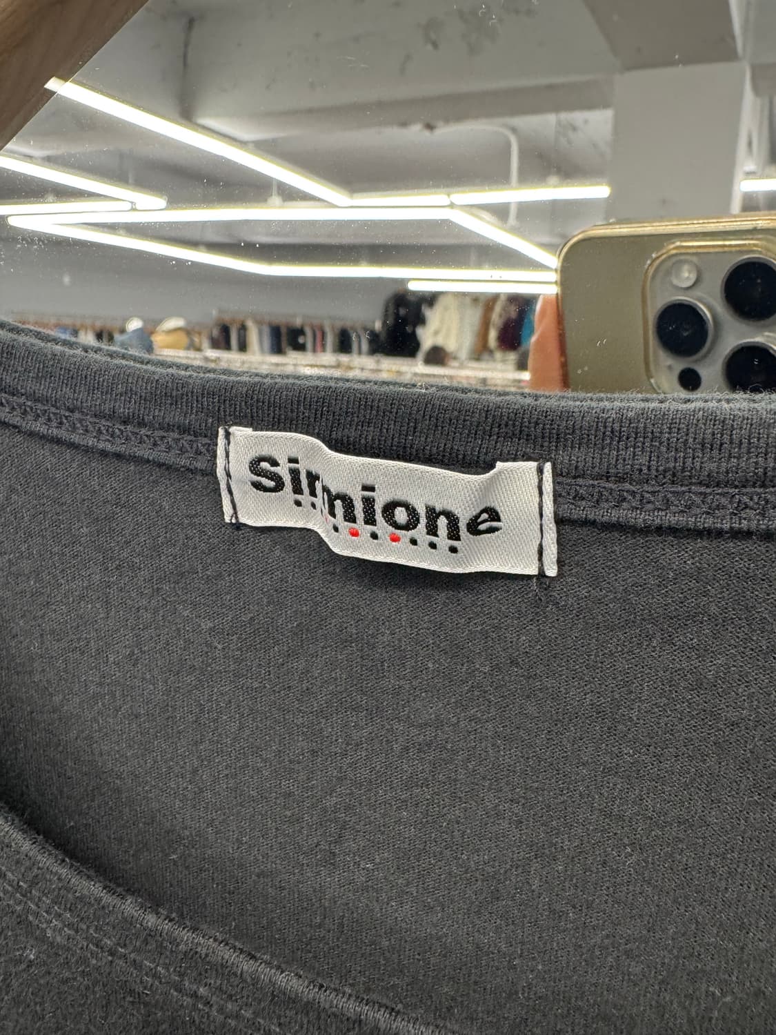 Sirmione 빈티지 여성U넥 반팔티 상품이미지3
