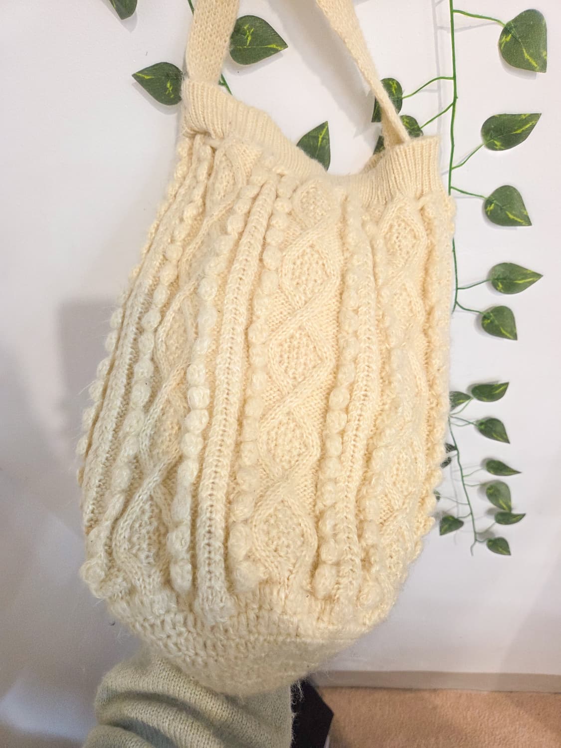 폼폼 니트 가방 상품이미지4