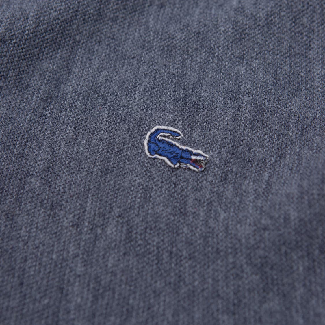 60s IZOD 라코스테 올른 아크릴 가디건 그레이 상품이미지2