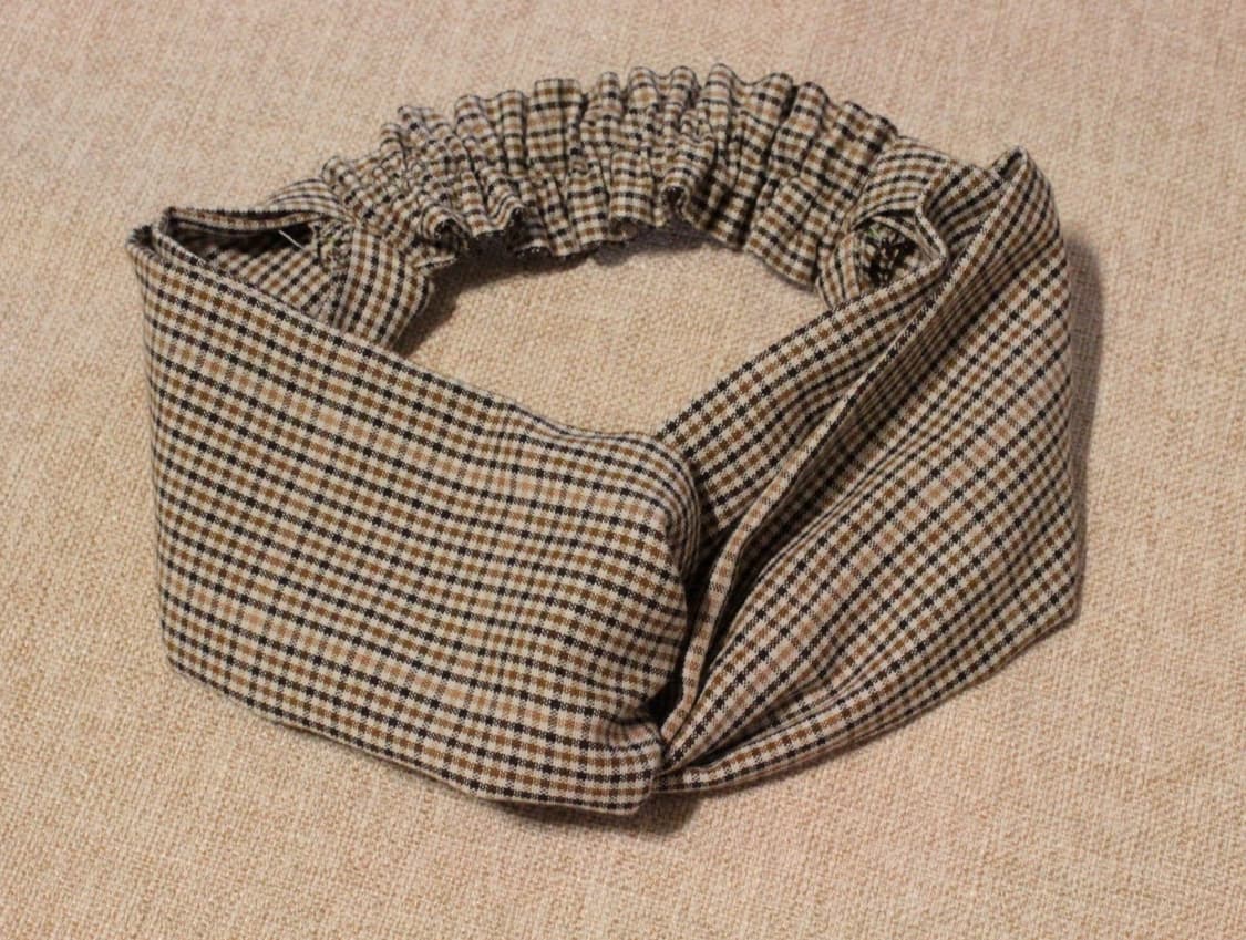 빈티지 업사이클링 핸드메이드 헤어밴드 스크런치 세트 상품이미지5