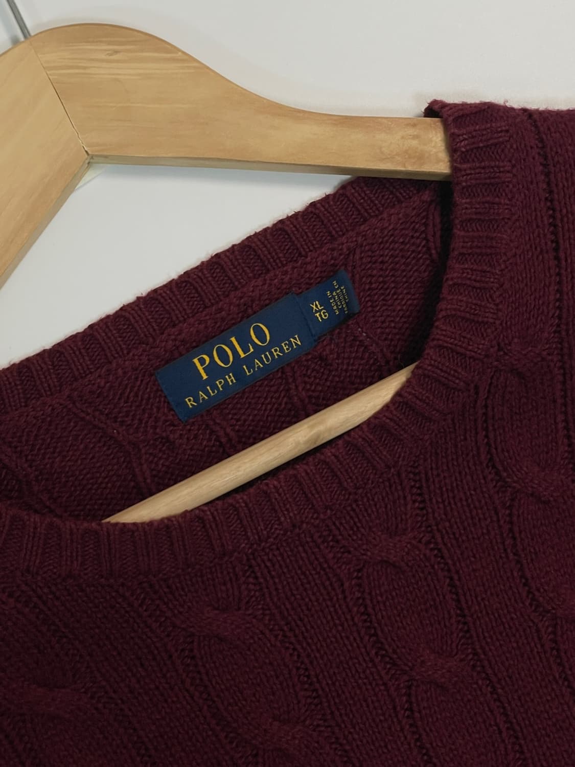 폴로 꽈배기 니트 상품이미지6