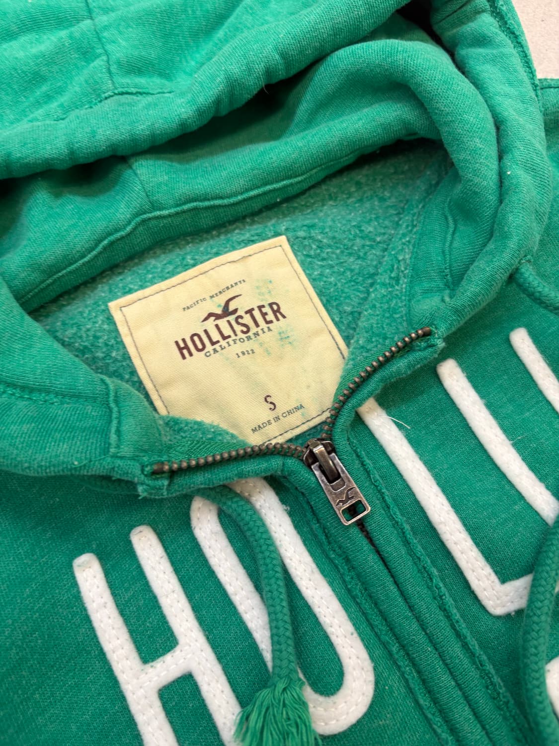홀리스터 그린 후드집업  상품이미지5