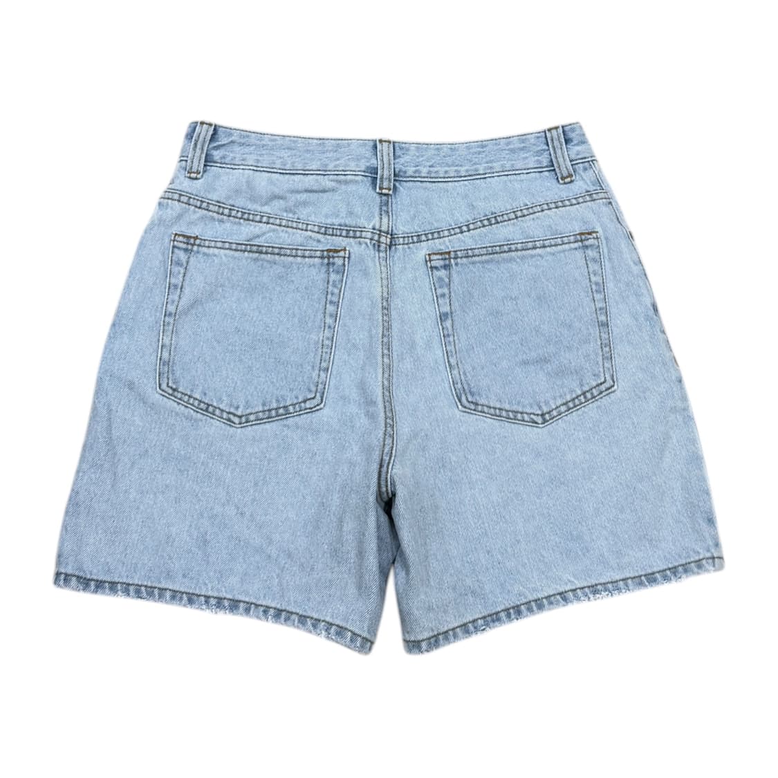 COOR 쿠어 우먼 데미지 워시드 데님 쇼츠 반바지 M 상품이미지3