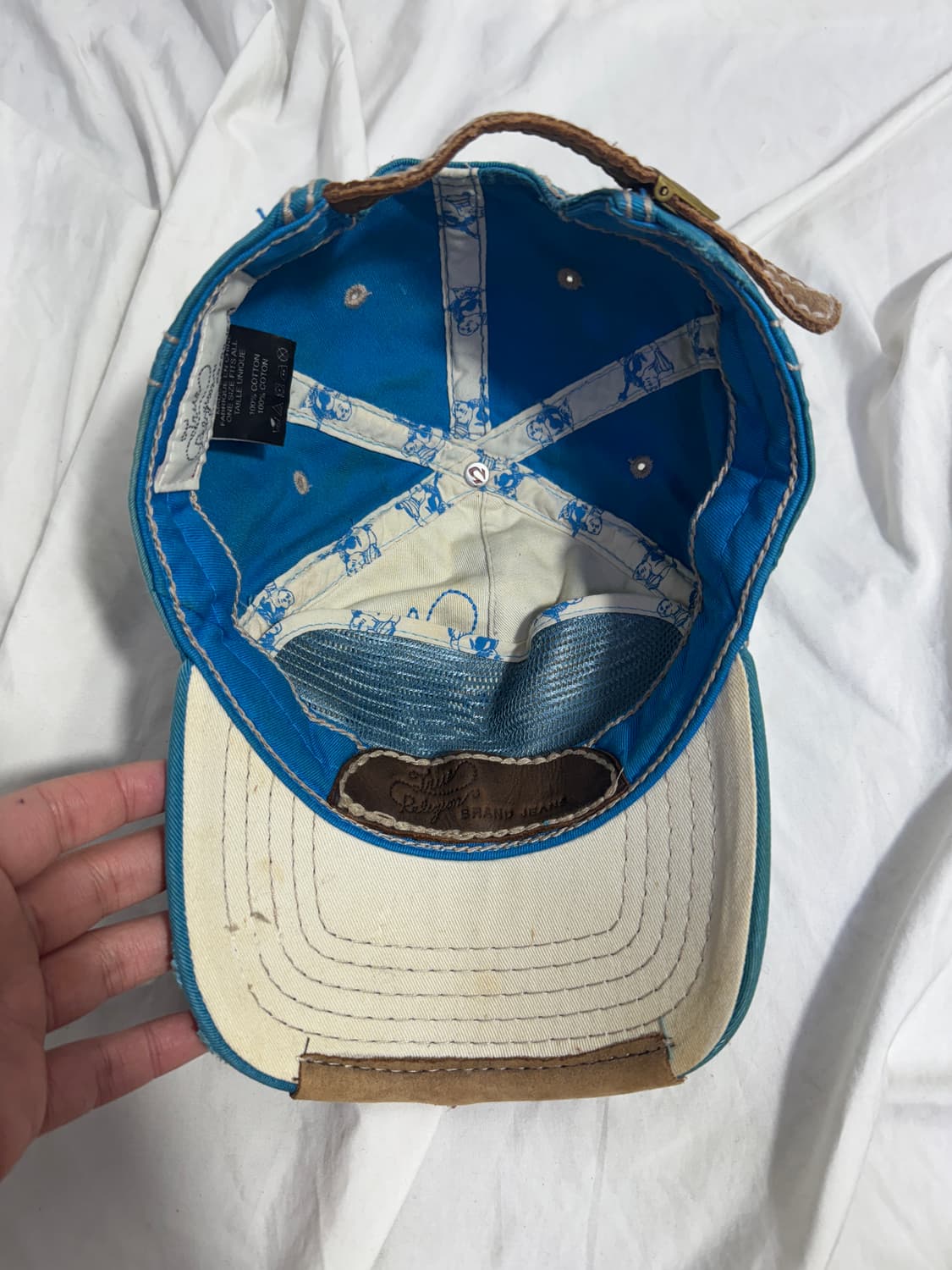 트루릴리전 워싱 데미지 볼캡 y2k 상품이미지6