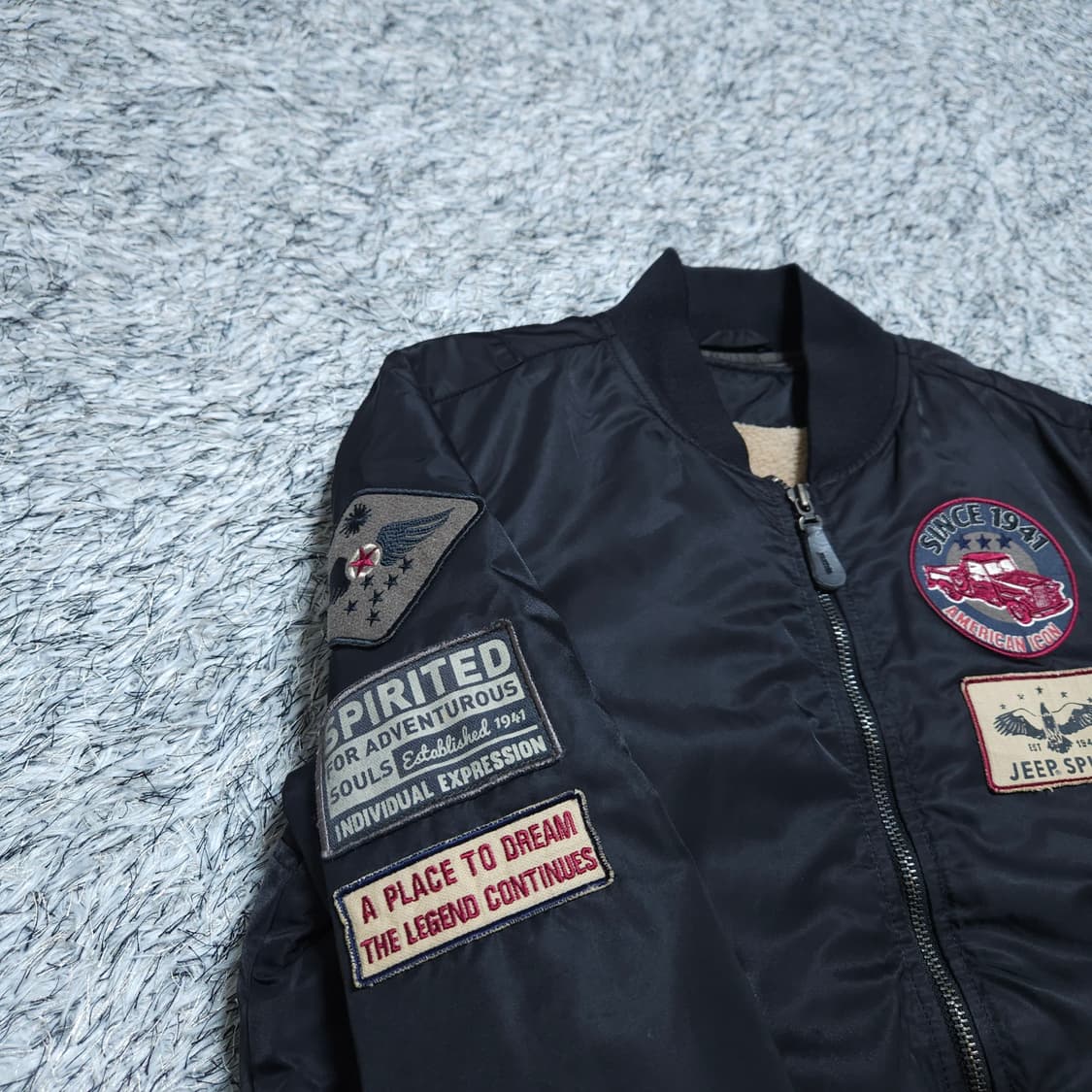 Jeep) M 남자 MA-1 항공점퍼+양털조끼 / 왕눈이샵 상품이미지3