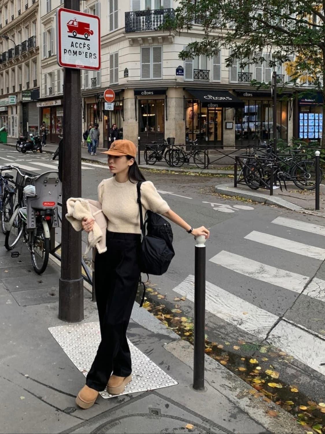 트랜디어패럴 양기모 팬던트 핀턱 와이드 슬랙스 상품이미지7