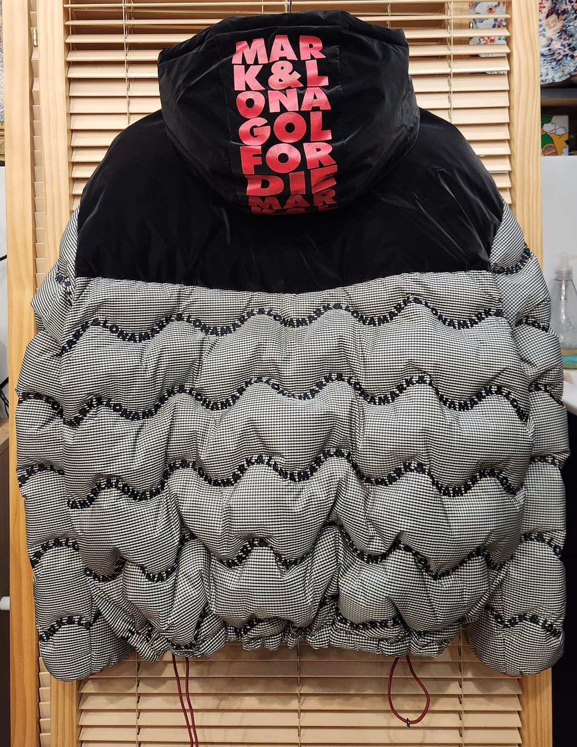 (새상품)마크앤로나 리플 다운점퍼 골프패딩 상품이미지4