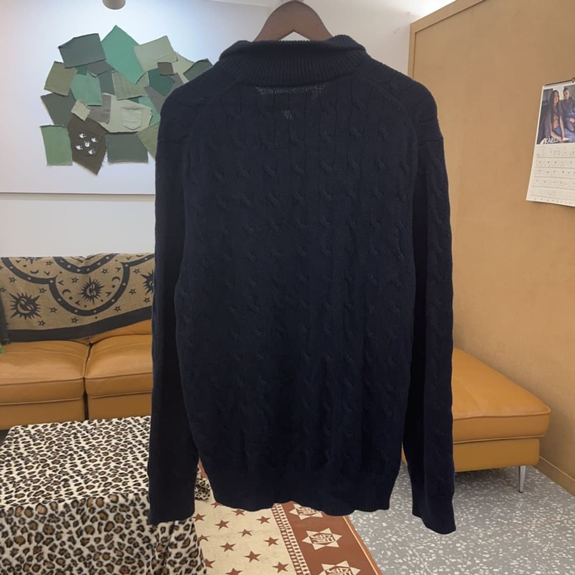 폴로랄프로렌 신형라벨 캐주얼 케이블 반집업 니트 L C09420 상품이미지4