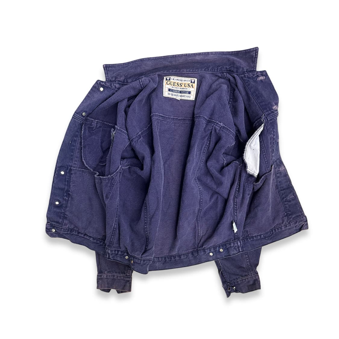 90s GUESS by Georges Marciano 데님 자켓 L 상품이미지3