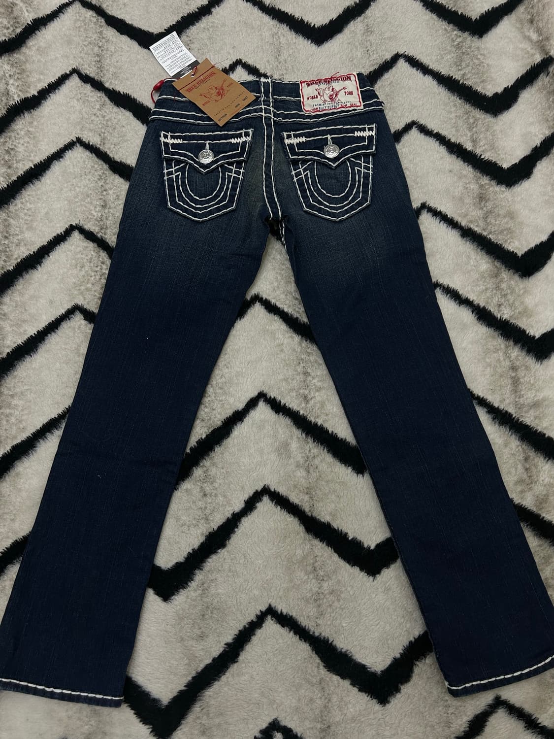 [24]트루릴리젼 빌리 슈퍼T 스티치 데님팬츠/진청/스판 상품이미지2