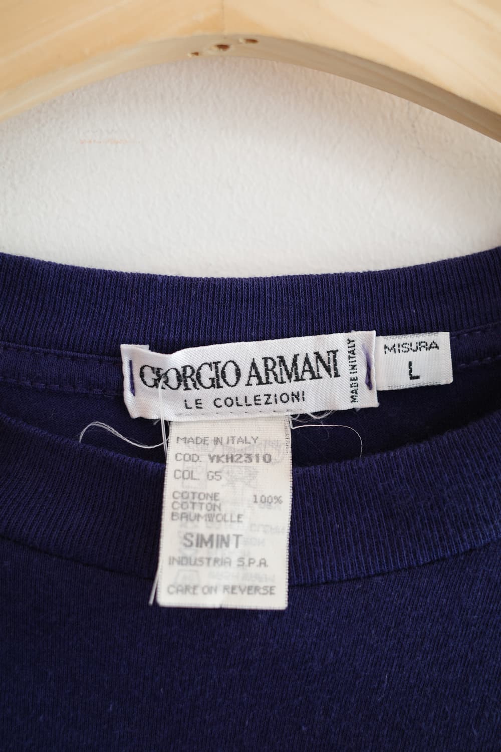 GIORGIO ARMANI 로고 티셔츠 (MADE IN ITALY) 상품이미지3