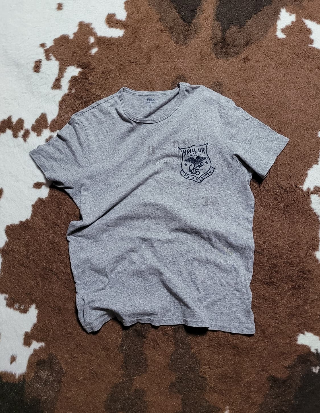 폴로 랄프로렌 남성용 그레이 반팔티셔츠(L) 상품이미지7