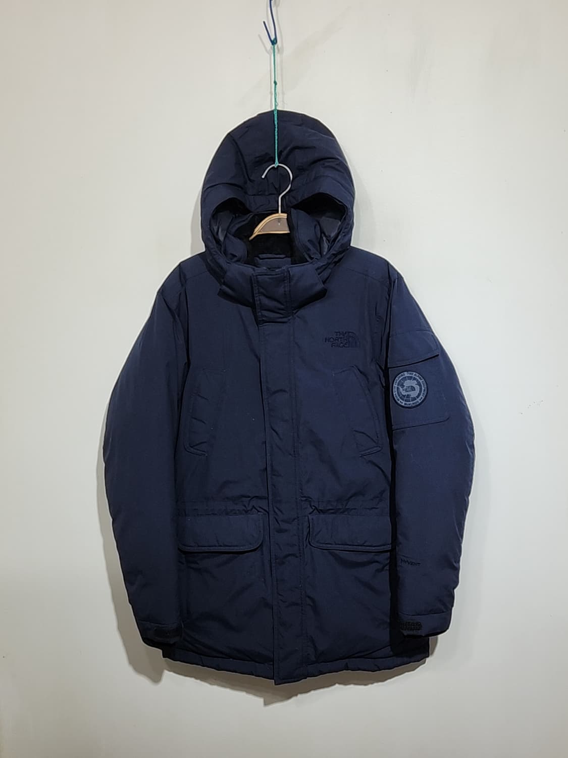 (95) 노스페이스 맥머도 패딩점퍼 네이비 거위털 구스다운 후드자켓  상품이미지1