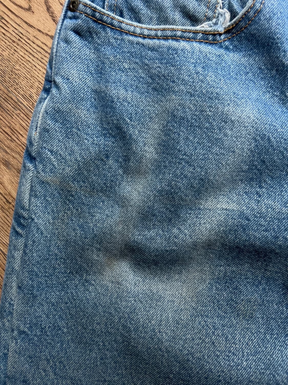 [32]칼하트 USA 플리스 라이닝 빈티지 워싱 워크 데님 팬츠 상품이미지4