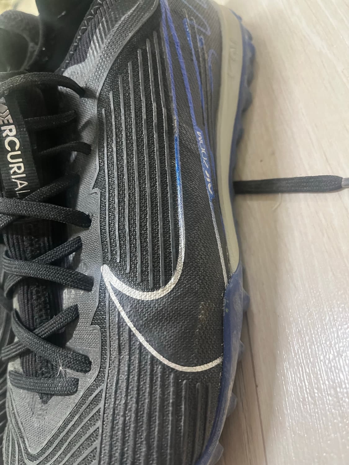 나이키 줌 머큐리얼 베이퍼 15 프로 TF 블랙 하이퍼 로얄 상품이미지8