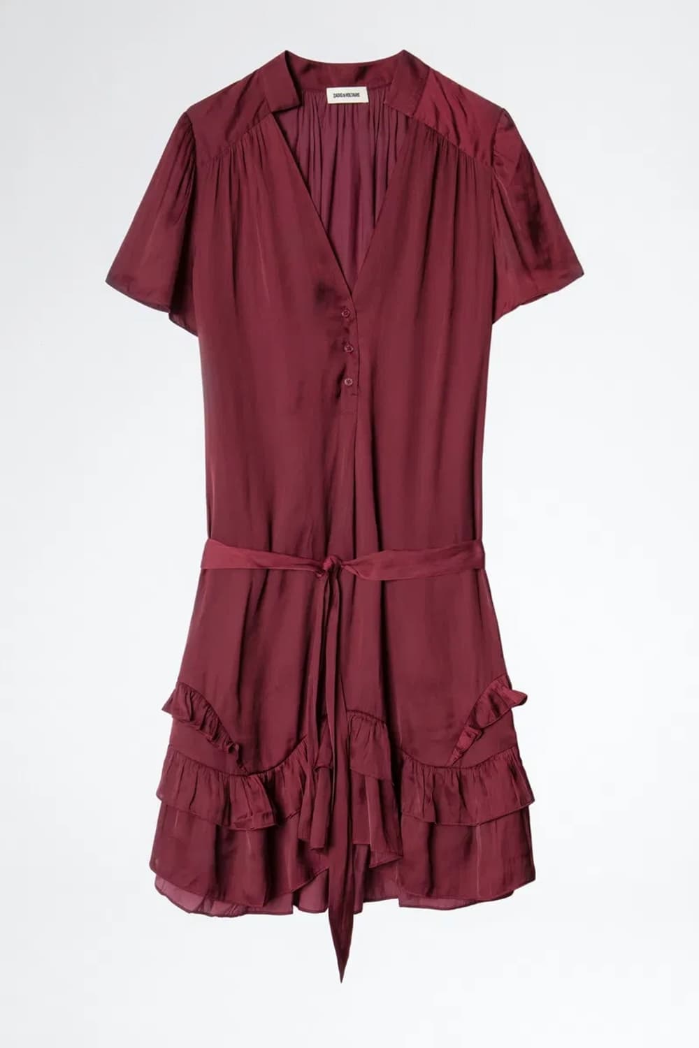 쟈딕앤볼테르 린크 새틴 원피스(새제품) 상품이미지1