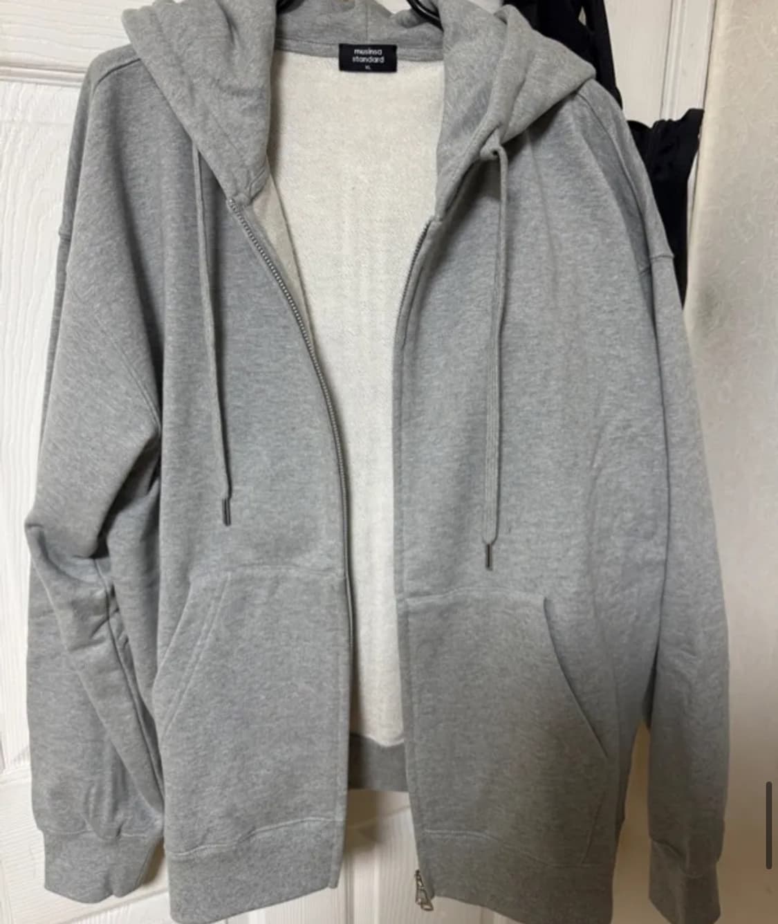 무탠다드 헤비웨이트 후드집업 그레이 2XL 상품이미지5