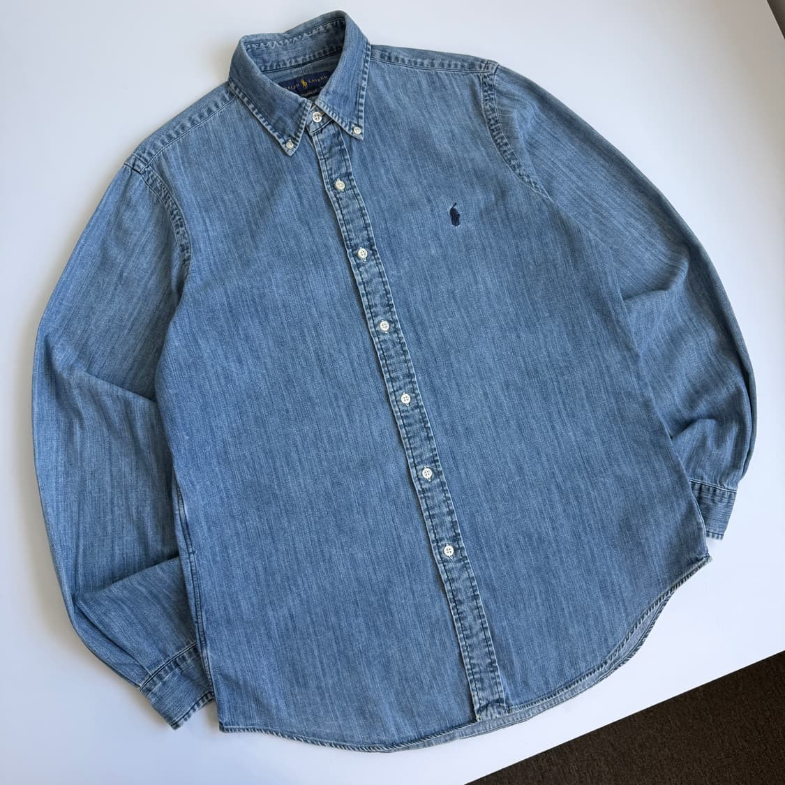 Polo 폴로 랄프로렌 신형 데님 샴브레이 셔츠 상품이미지1