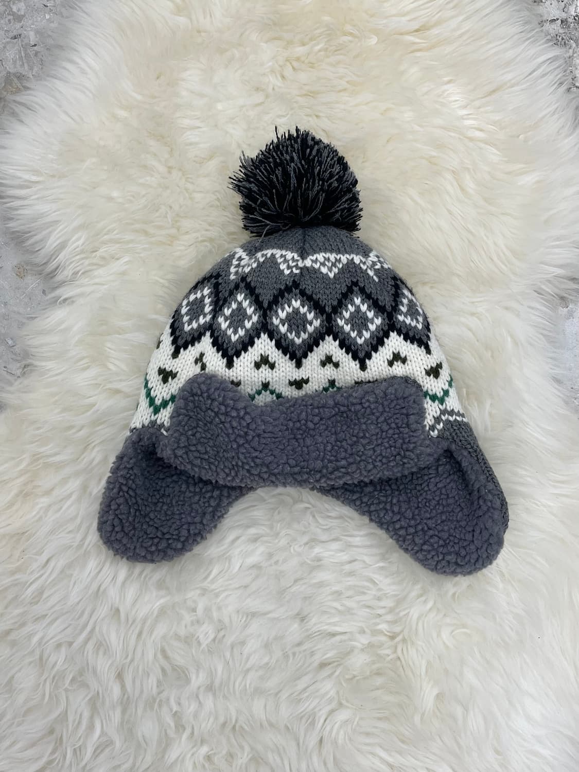 그레이 노르딕 이어머프 비니 상품이미지4