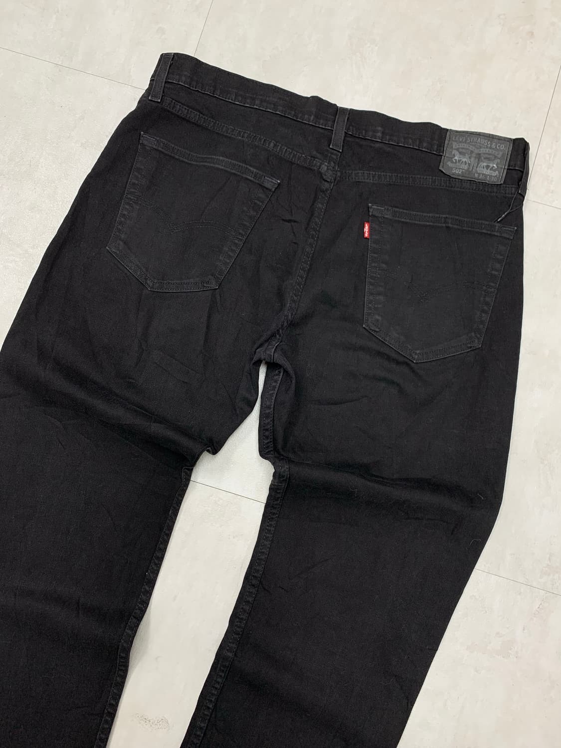 리바이스 502 흑청 데님 팬츠 #570 상품이미지6