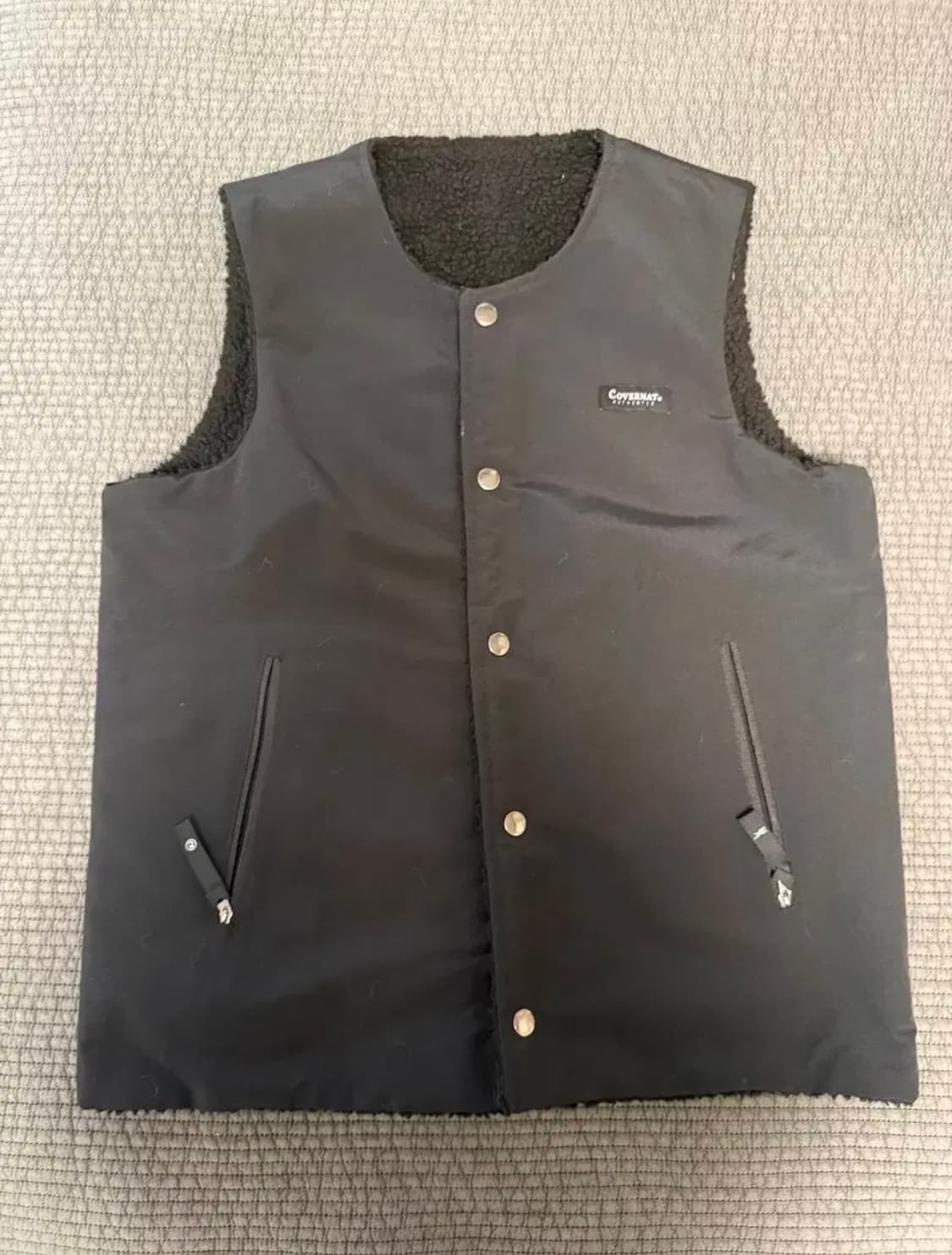 커버낫x리복 리버시블 양면 조끼 베스트 S 상품이미지2