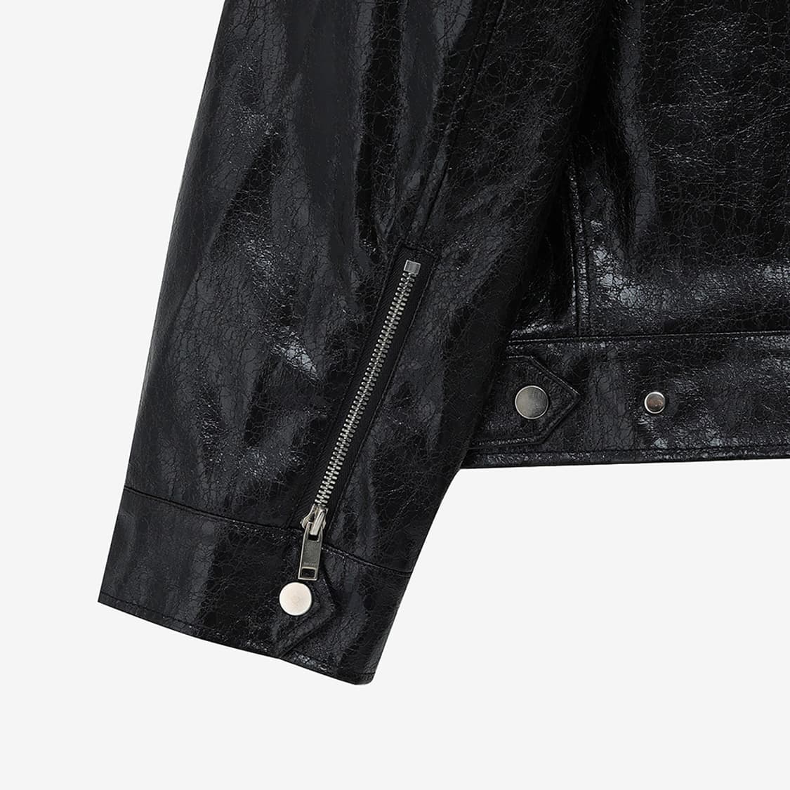 Noier 크랙 레더 자켓 상품이미지6