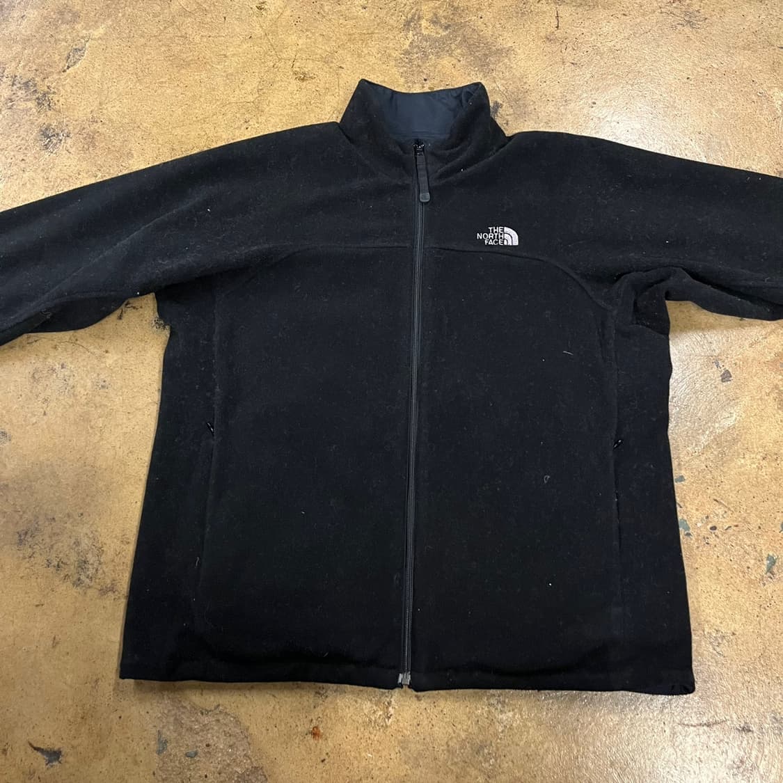 [정품/M] 노스페이스 블랙 플리스 바람막이 양면 집업 b10 상품이미지6