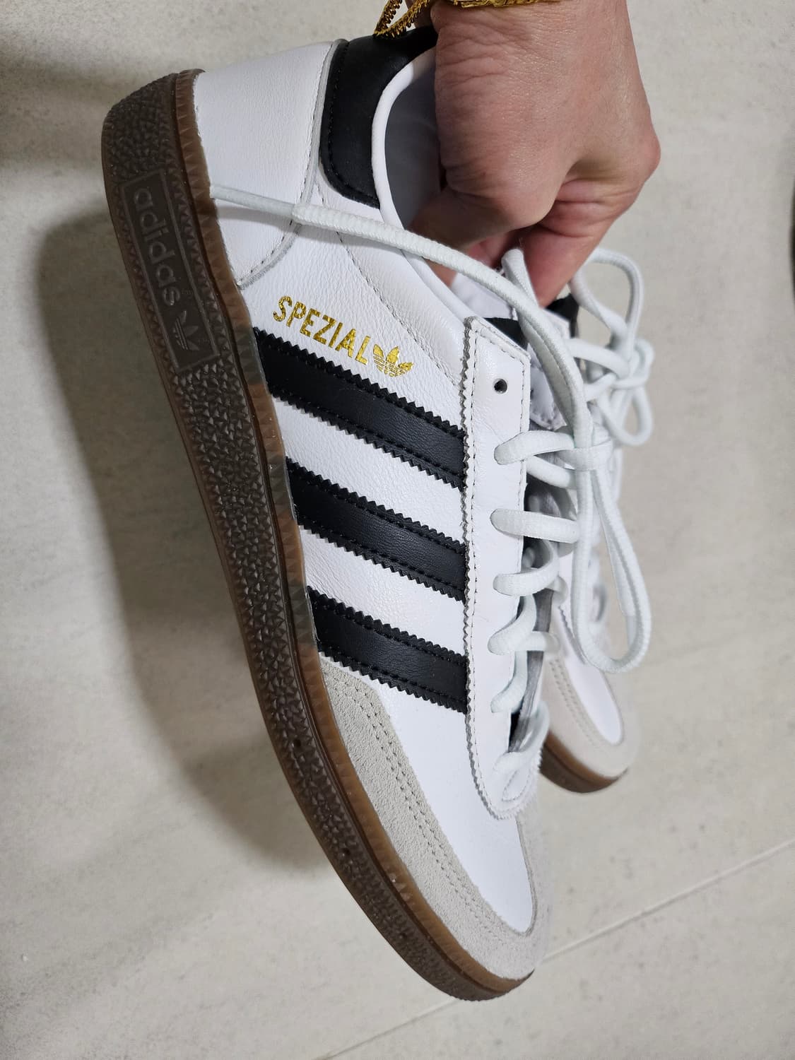 아디다스 스페지알 핸드볼 화이트블랙 265 상품이미지2