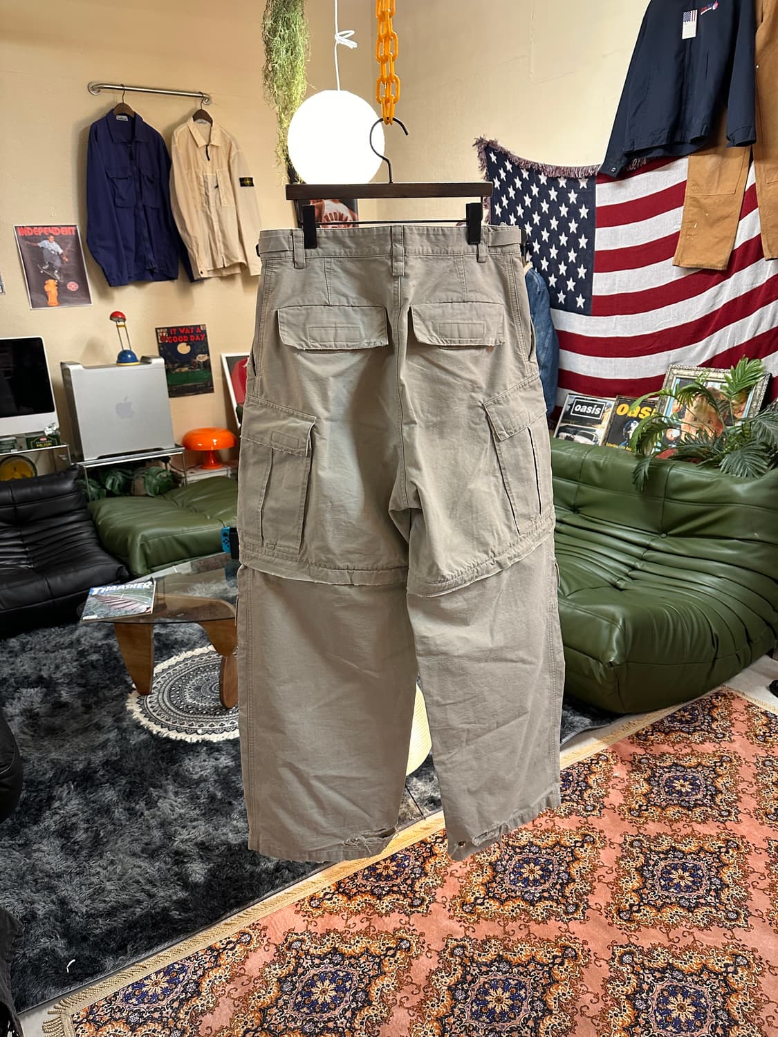 발렌시아가 23ss 립스탑 카고팬츠 상품이미지7