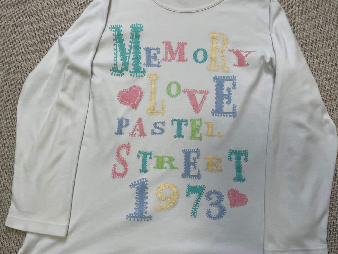 빈티지 love pastel 긴팔티셔츠   상품이미지2