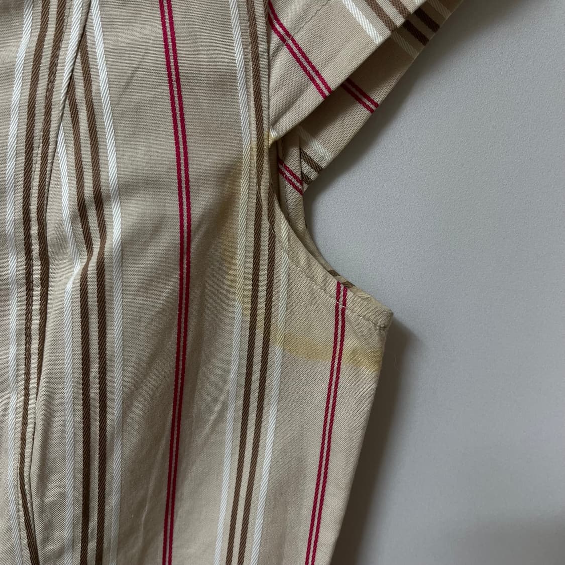 빈폴 레이디스 스트라이프 반팔 셔츠 원피스 82-92-160 상품이미지6