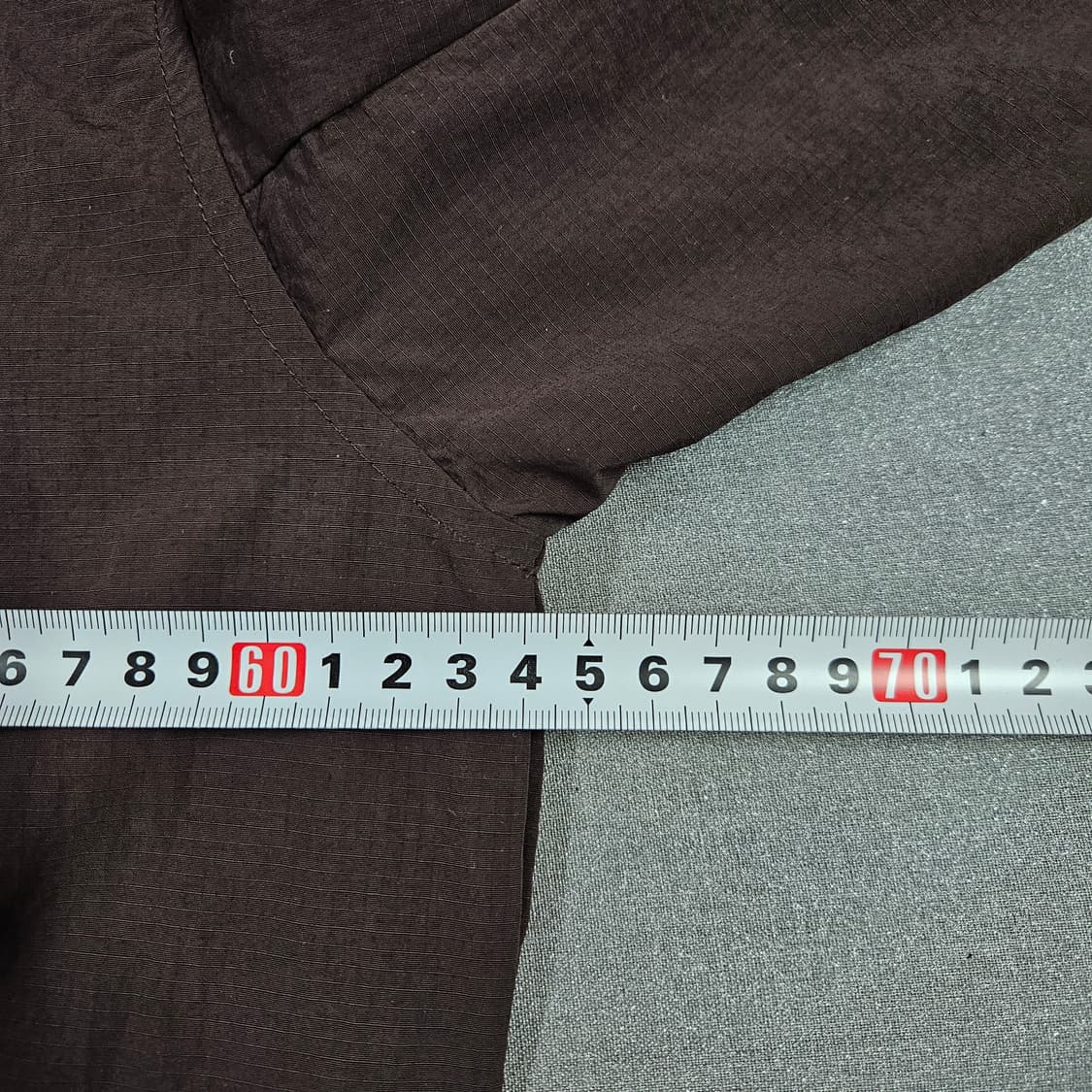 브라운 미니멀 블루종 숏 자켓 상품이미지5